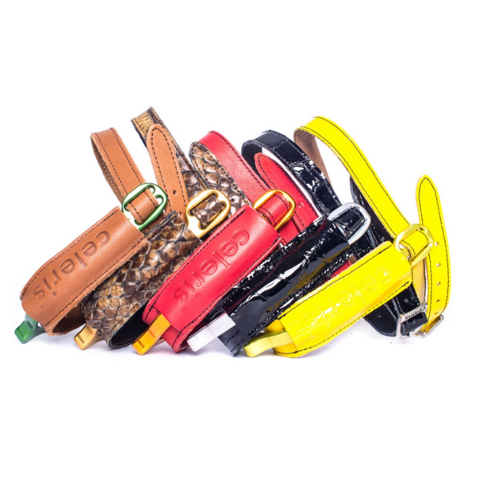 Spurs set Glossy Croc Black 